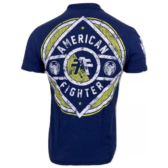 AMERICAN FIGHTER Men's Polo S/S BENJAMIN Premium - Picture 5 of 9
